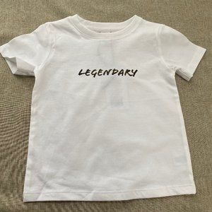 Legendary in Black Shimmer Tee